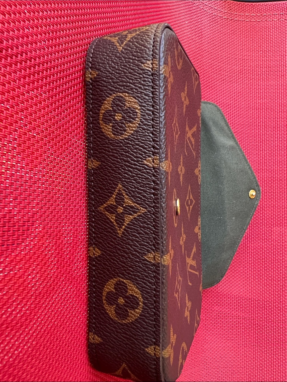 Louis Vuitton Monogram Envelope Crossbody Bag - Brown/Gold - Picture 7 of 8